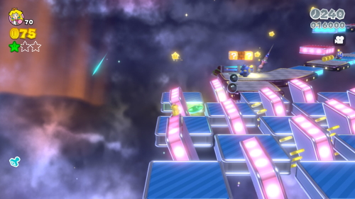 Super Mario 3D World Star-2 Green Stars