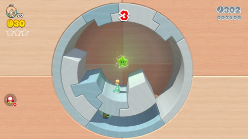 Super Mario 3D World Star-3 Green Stars