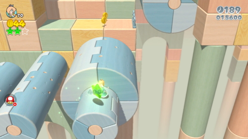 Super Mario 3D World Star-3 Green Stars