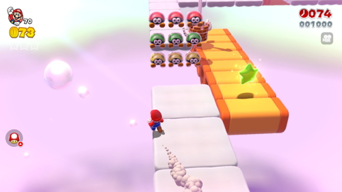 Super Mario 3D World Star-4 Green Stars