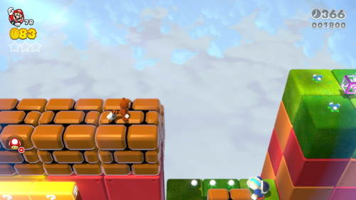 Super Mario 3D World Star-5 Green Stars