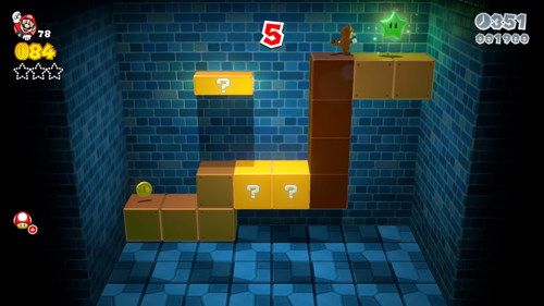Super Mario 3D World Star-5 Green Stars