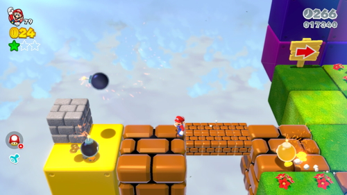 Super Mario 3D World Star-5 Green Stars