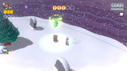 Super Mario 3D World Star-8 Green Stars