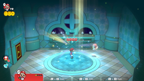 Super Mario 3D World Star-Tent Stamp