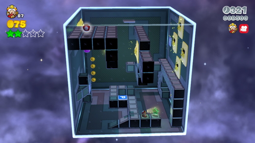 Super Mario 3D World Star-Toad Green Stars