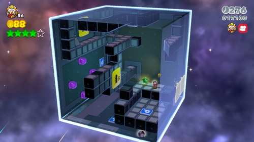 Super Mario 3D World Star-Toad Green Stars