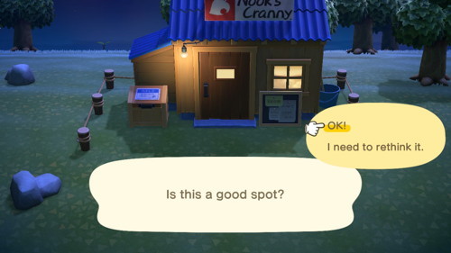 ACNH Nooks Cranny Spot