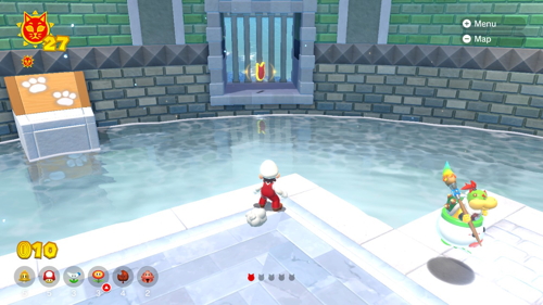 Bowser's Fury Clawswipe Colosseum Cat Coins