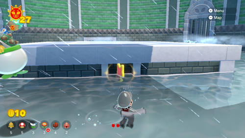 Bowser's Fury Clawswipe Colosseum Cat Coins