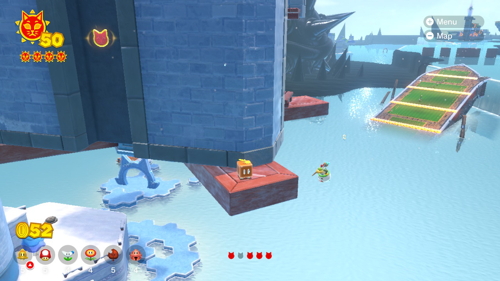 Bowser's Fury Crisp Climb Castle Cat Coins