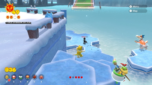 Bowser's Fury Crisp Climb Castle Cat Shine