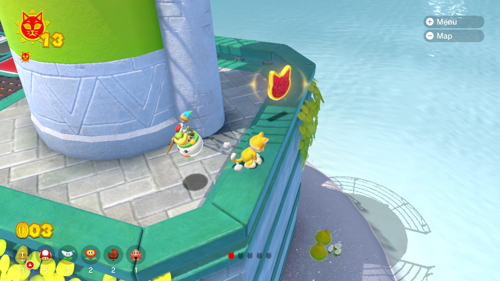 Bowser's Fury Fort Flaptrap Cat Coins