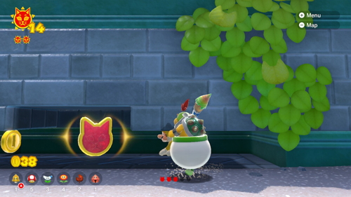 Bowser's Fury Fort Flaptrap Cat Coins