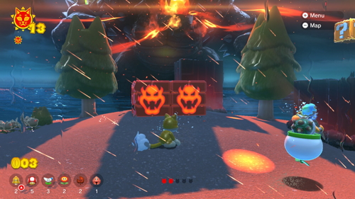 Bowser's Fury Fort Flaptrap Cat Shine