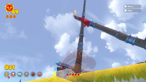 Bowser's Fury Fur Step Island Cat Coins