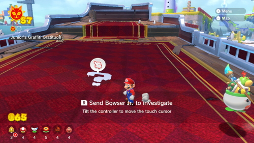 Bowser's Fury Fur Step Island Cat Shine