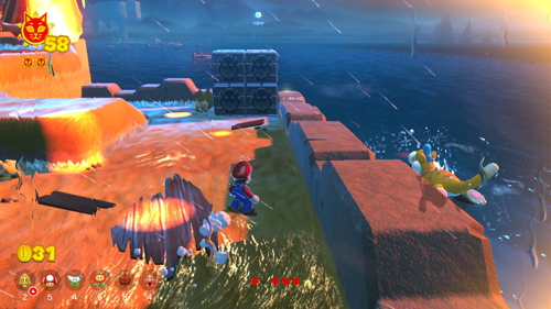 Bowser's Fury Fur Step Island Cat Shine