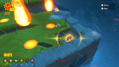 Bowser's Fury Fur Step Island Cat Shine