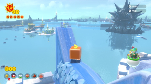 Bowser's Fury Lucky Isle Cat Shine