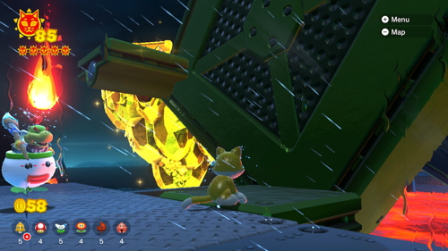 Bowser's Fury Lucky Isle Cat Shine