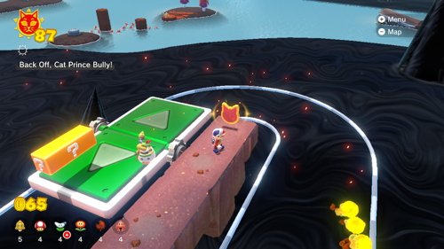 Bowser's Fury Mount Magmeow Cat Coins