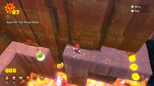 Bowser's Fury Mount Magmeow Cat Coins