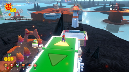 Bowser's Fury Mount Magmeow Cat Shine