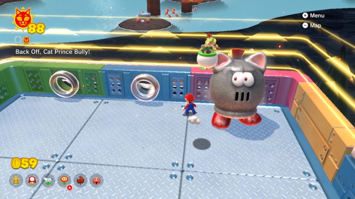 Bowser's Fury Mount Magmeow Cat Shine