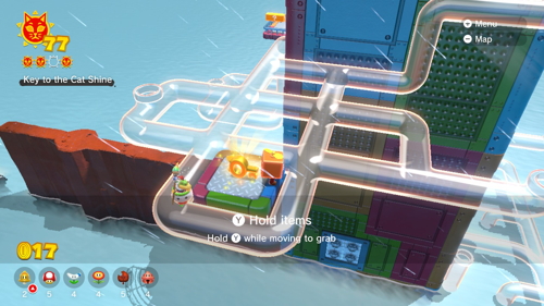 Bowser's Fury Pipe Path Tower Cat Shine