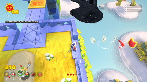 Bowser's Fury Pounce Bounce Isle Cat Coins