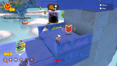 Bowser's Fury Pounce Bounce Isle Cat Coins