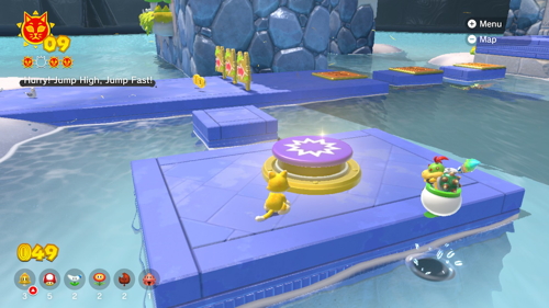 Bowser's Fury Pounce Bounce Isle Cat Shine