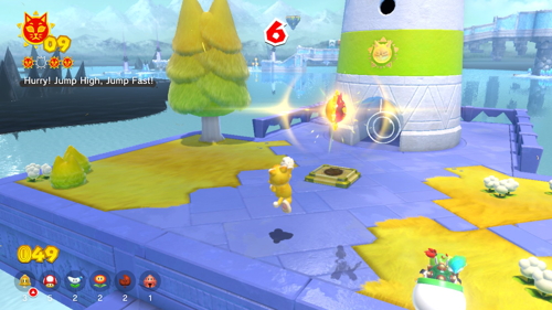Bowser's Fury Pounce Bounce Isle Cat Shine