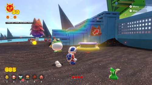 Bowser's Fury Roiling Roller Isle Cat Shine