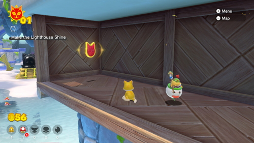 Bowser's Fury - Lakeside Area Cat Shine Shards