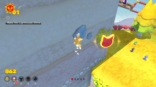 Bowser's Fury Scamper Shores Cat Coins