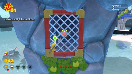 Bowser's Fury Scamper Shores Cat Coins