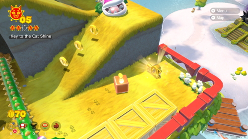 Bowser's Fury Scamper Shores Cat Shine