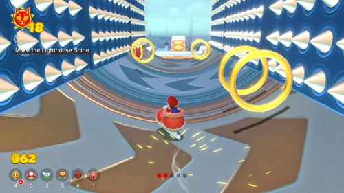 Bowser's Fury Slipskate Slope Cat Coins