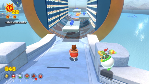 Bowser's Fury Slipskate Slope Cat Shine