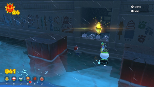 Bowser's Fury Slipskate Slope Cat Shine