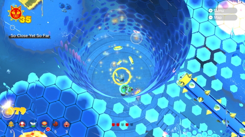 Bowser's Fury Trickity Tower Cat Shine