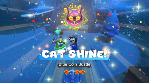Bowser's Fury Trickity Tower Cat Shine