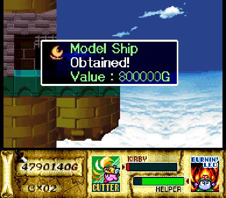 Kirby Super Star Model Ship