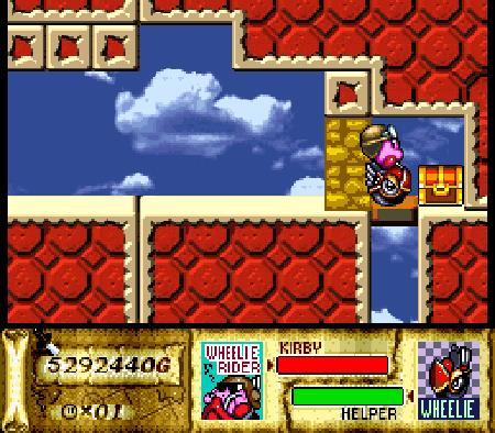 Kirby Super Star Shiny Tire Location