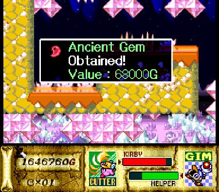 Kirby Super Star Ancient Gem