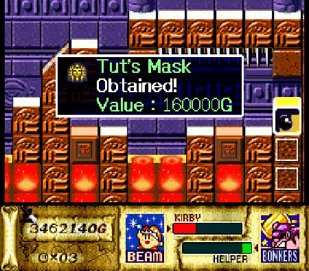Kirby Super Star Tut's Mask