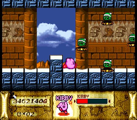 Kirby Super Star Mr. Saturn Minigame
