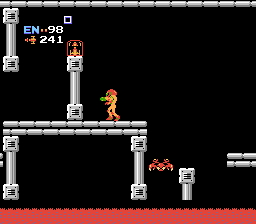 Metroid NES Sixth Norfair Missile Pack